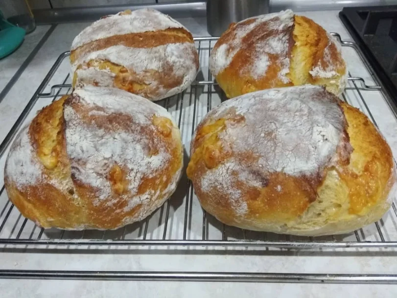 Картофельный хлеб с сыром, 450 гр.